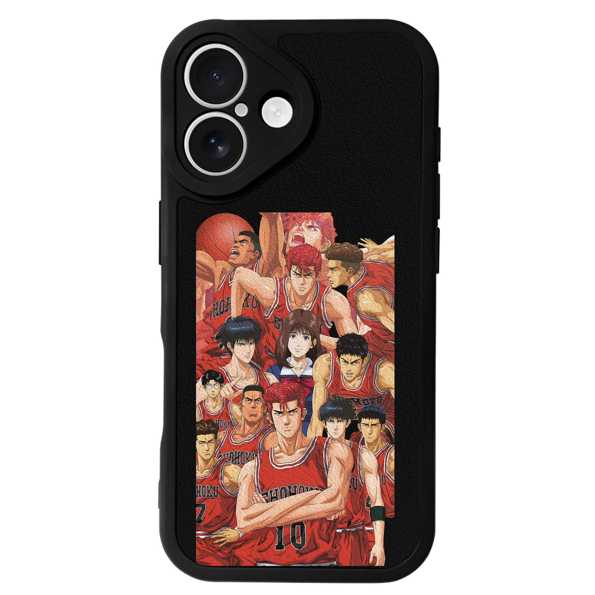 （画像用） SLAM DUNK／スラムダンク 【iPhone 16シリーズ対応】シリコンスマホケース（レザー調） 材質：シリコン
